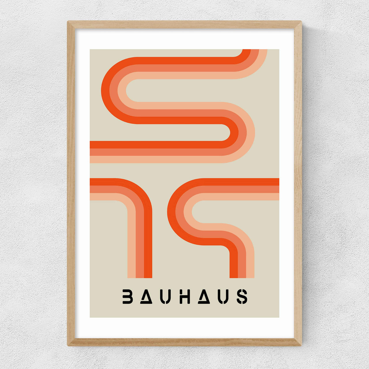 Orange Stripes Bauhaus