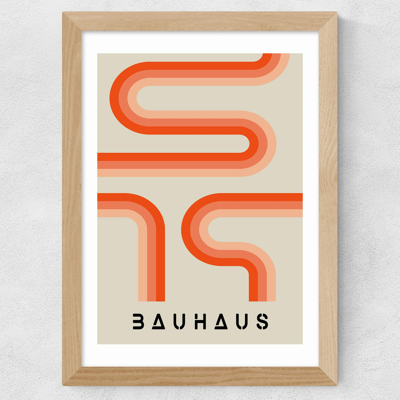 Orange Stripes Bauhaus