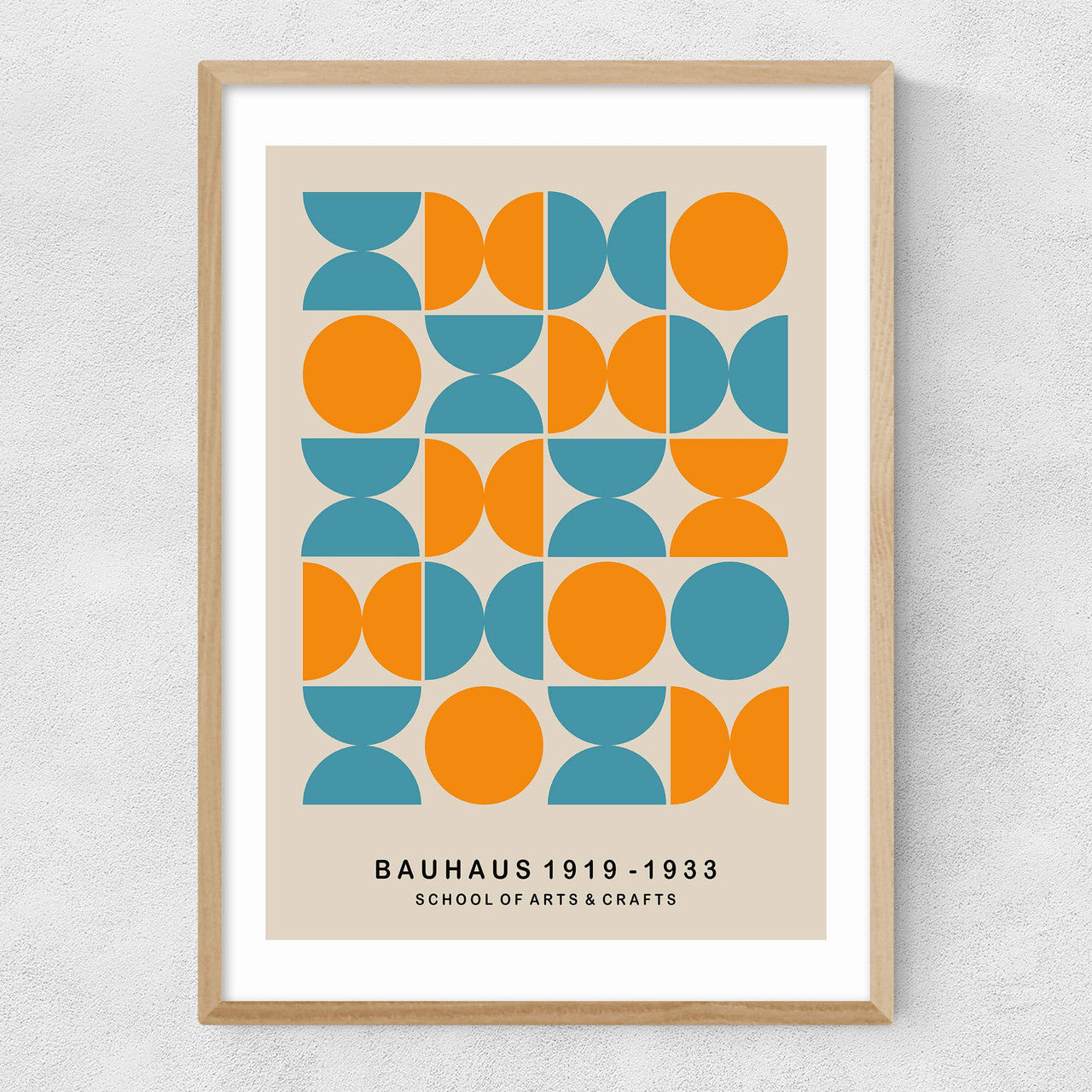 Blue And Orange Bauhaus