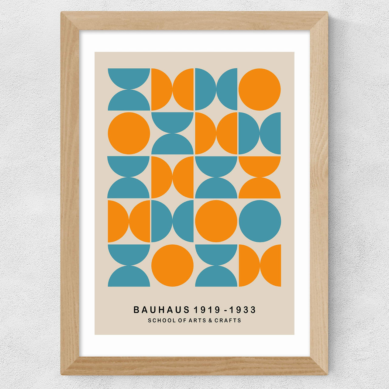 Blue And Orange Bauhaus