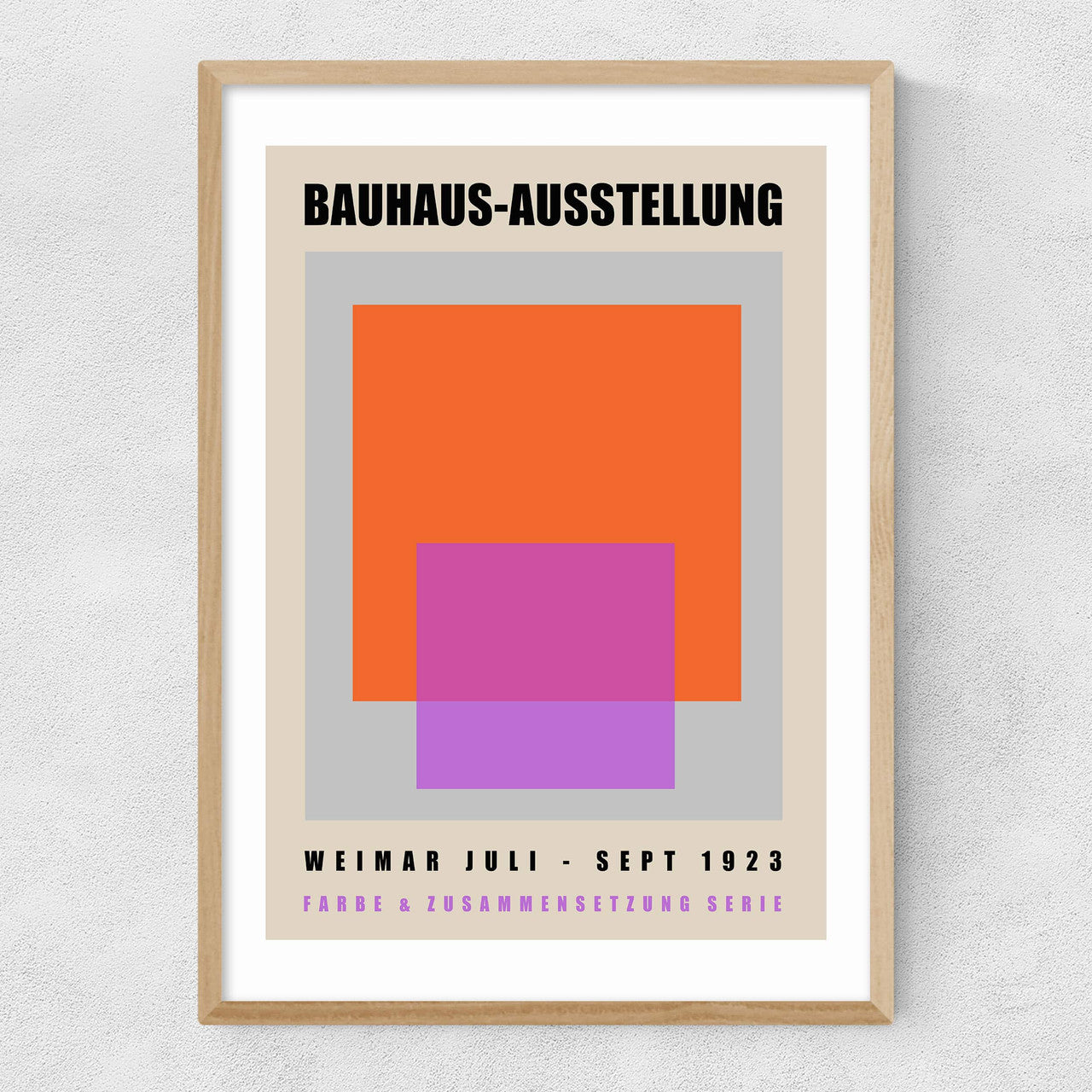 Orange &amp; Purple Bauhaus