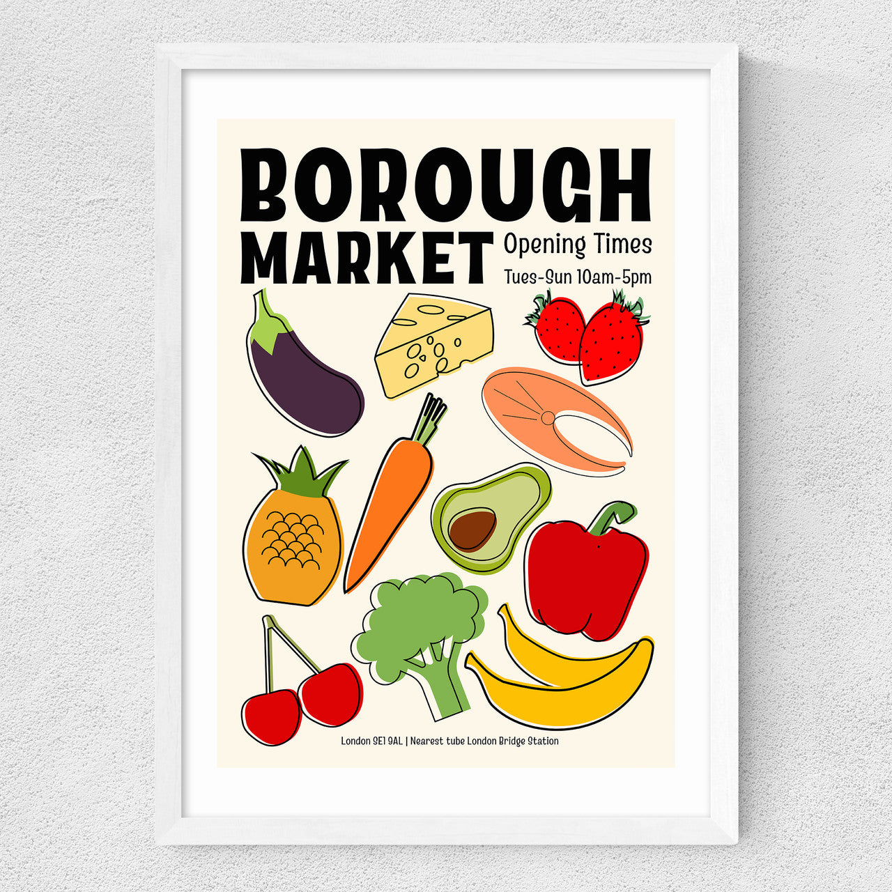 Borough Market by Luxe Poster Co - INSIDE HOUSE