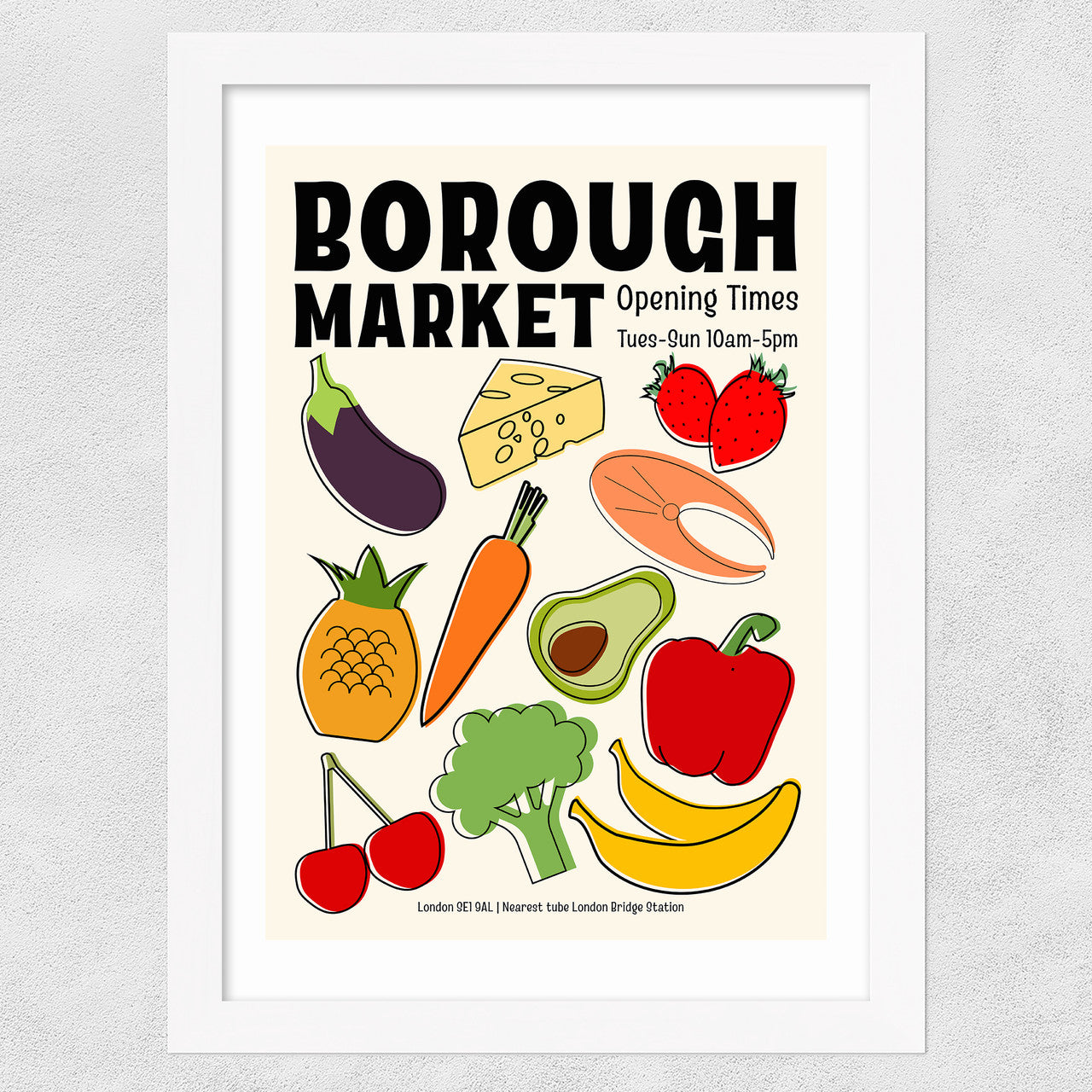 Borough Market by Luxe Poster Co - INSIDE HOUSE