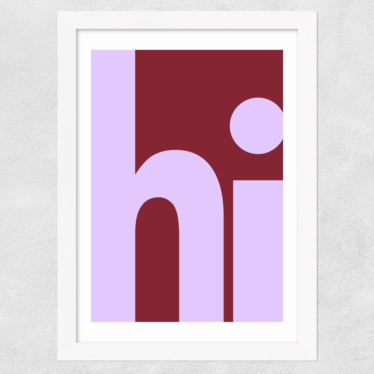 Hi by Luxe Poster Co