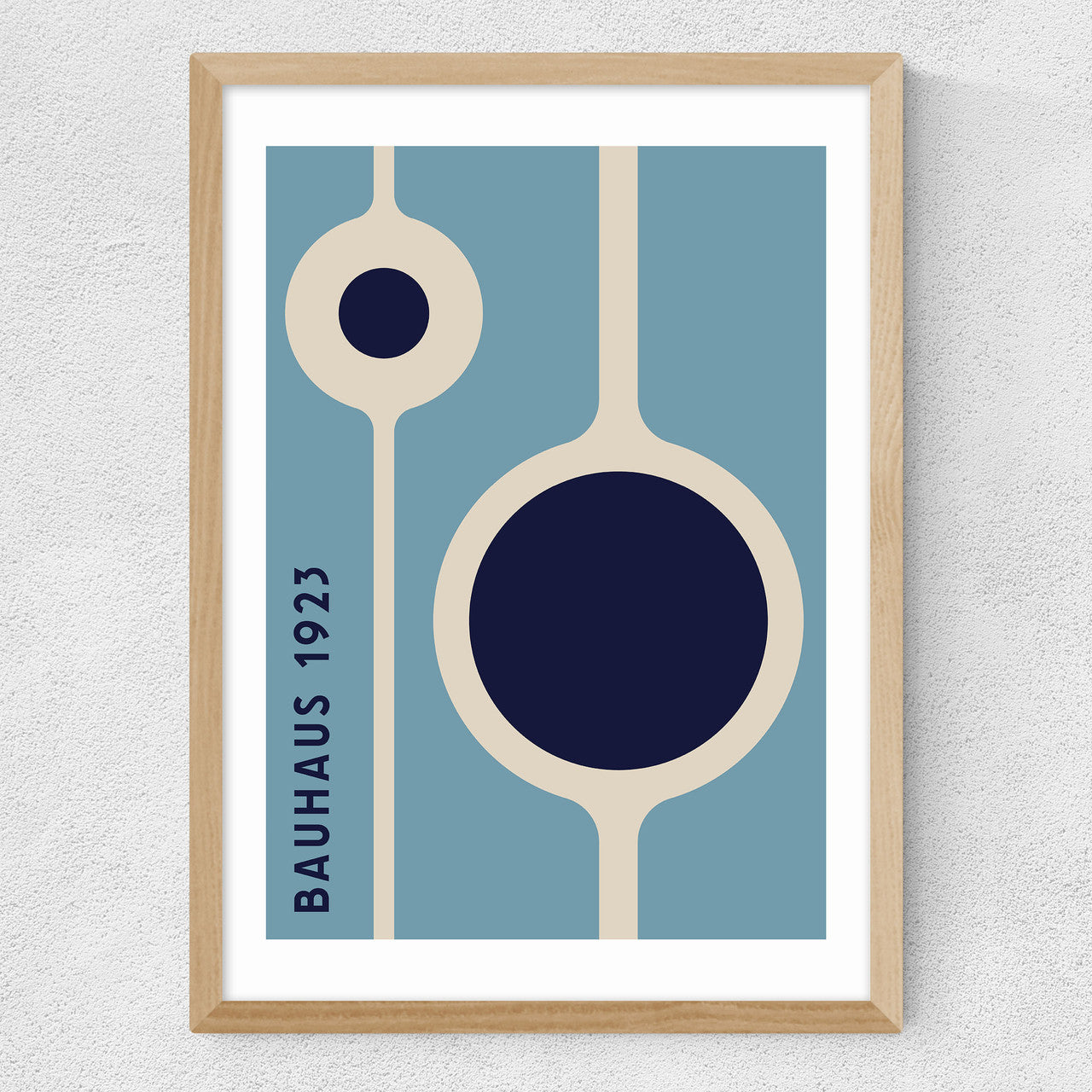 Bauhaus Blue Circle
