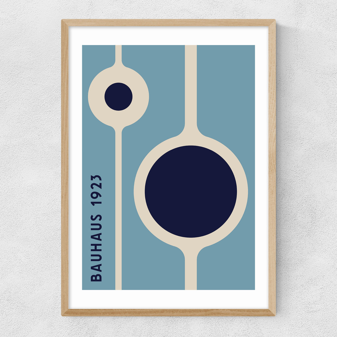 Bauhaus Blue Circle