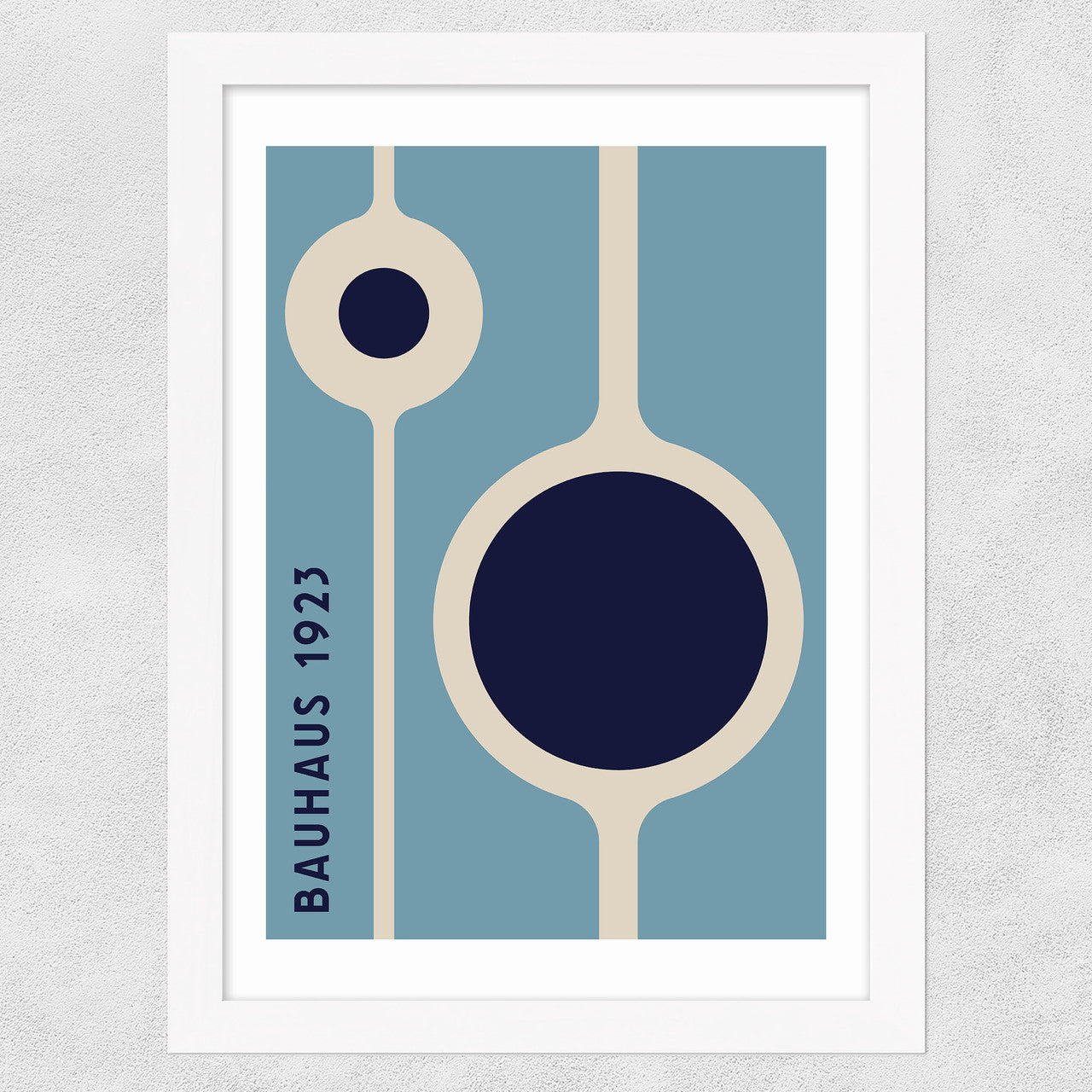 Bauhaus Blue Circle