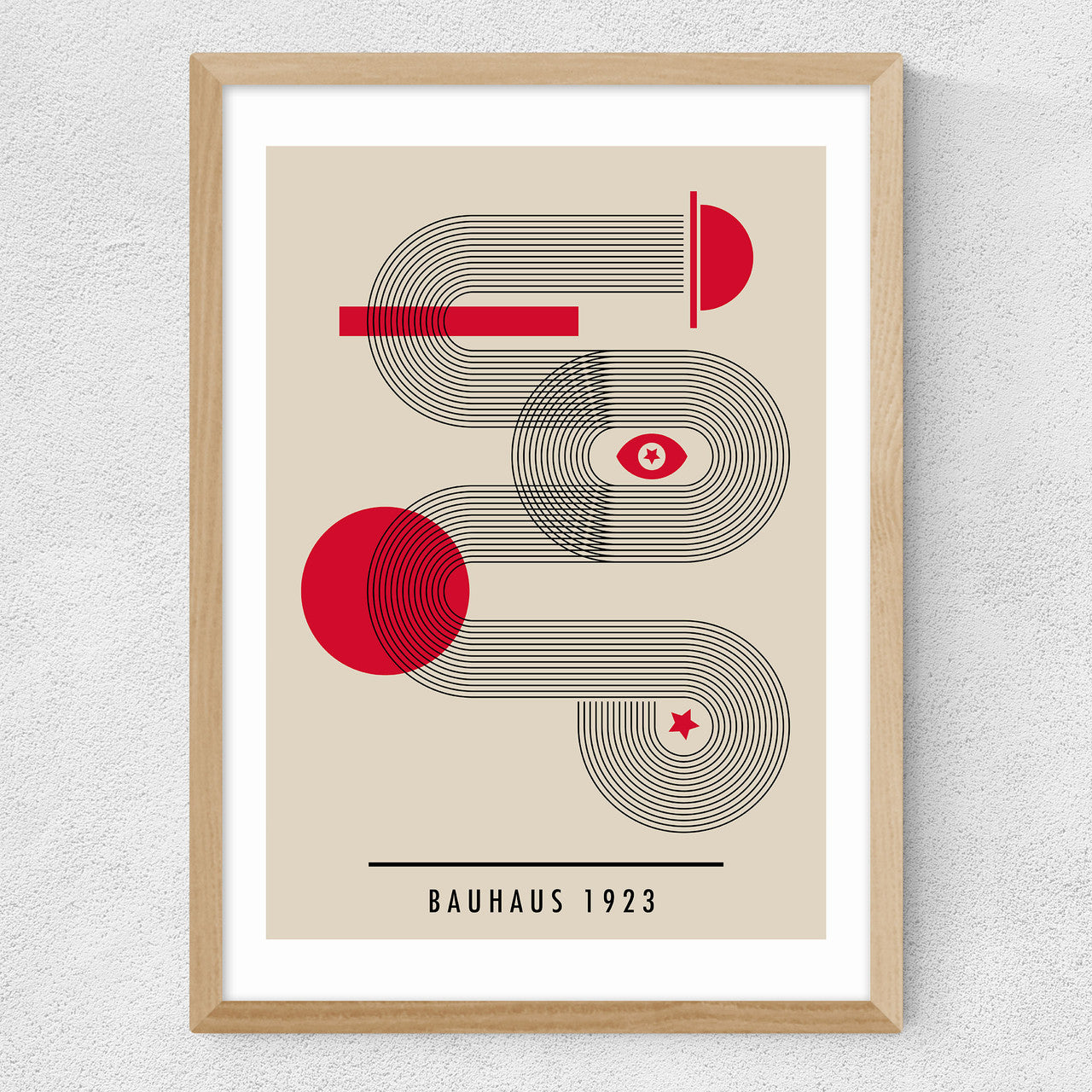 Bauhaus Red Circle