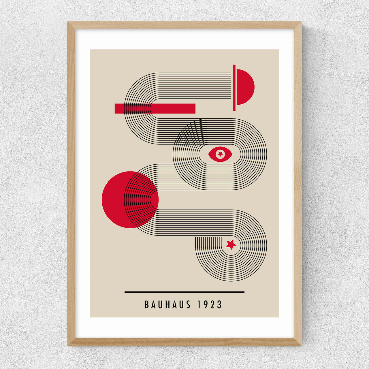 Bauhaus Red Circle