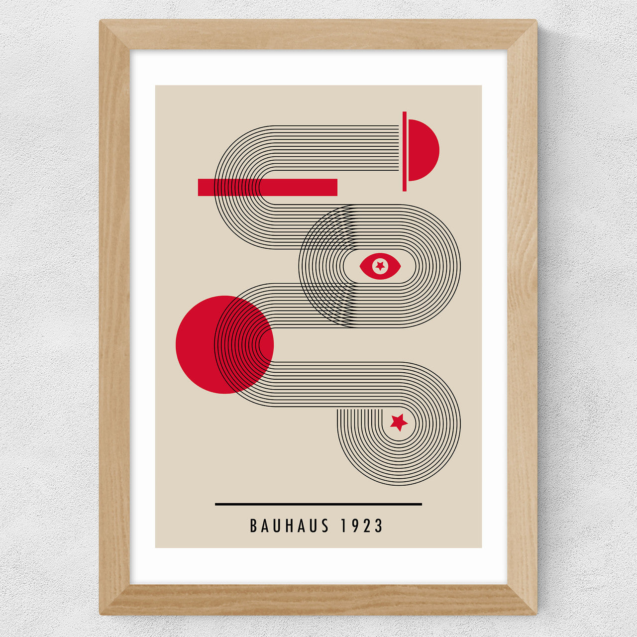 Bauhaus Red Circle