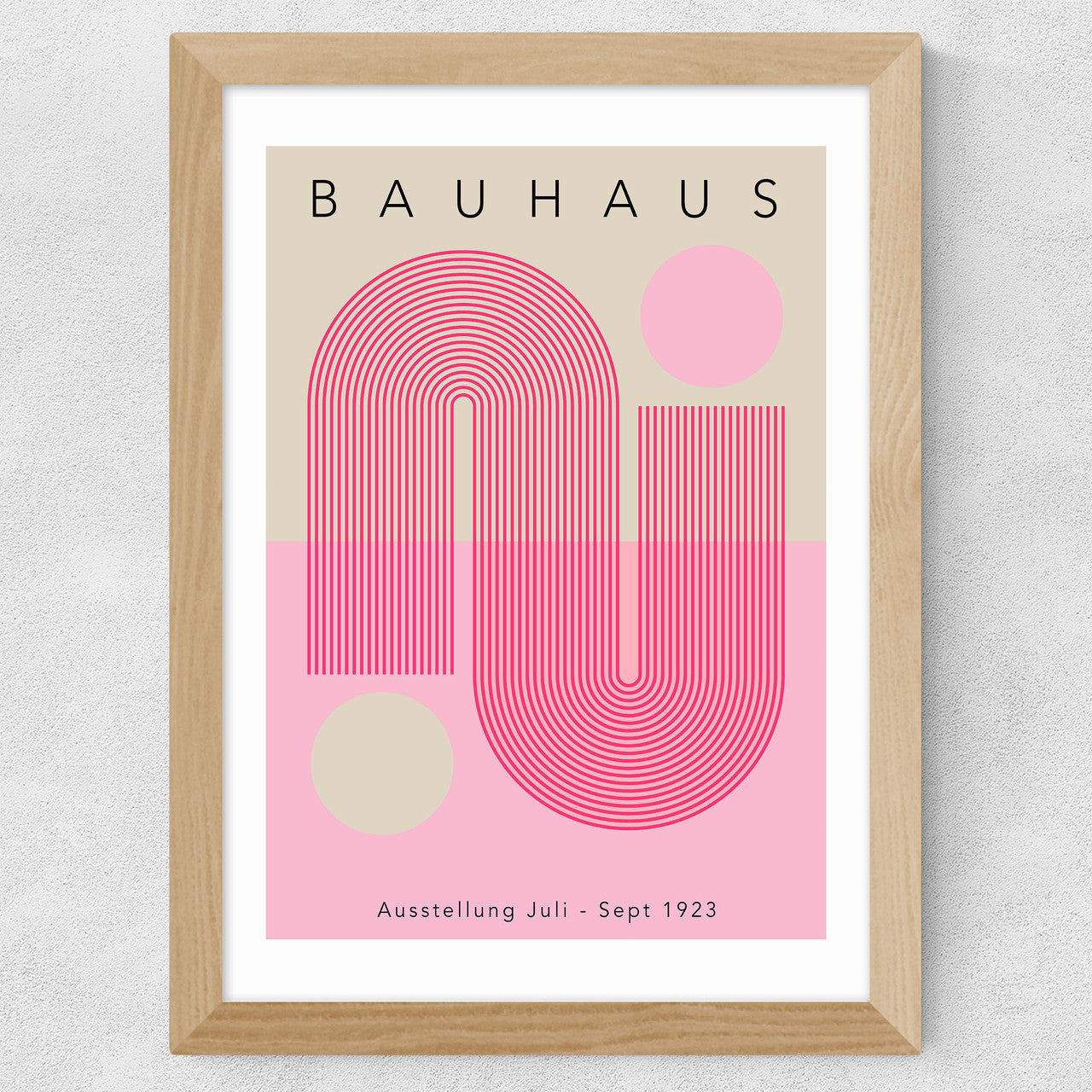 Bauhaus Pink Curve