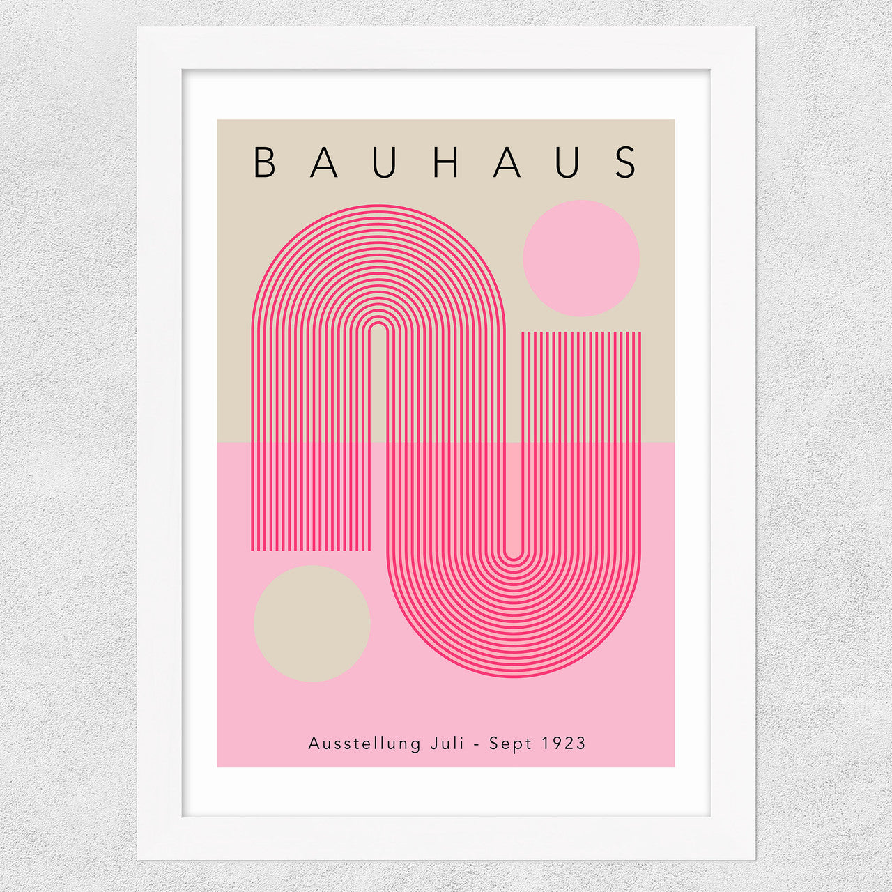 Bauhaus Pink Curve