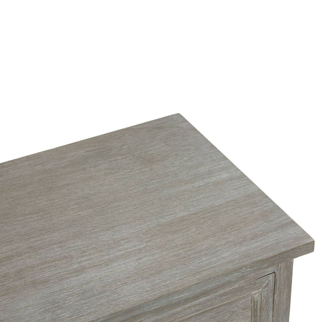 Loxley Antique Grey 2 Cane Doors 2 Drawers Sideboard