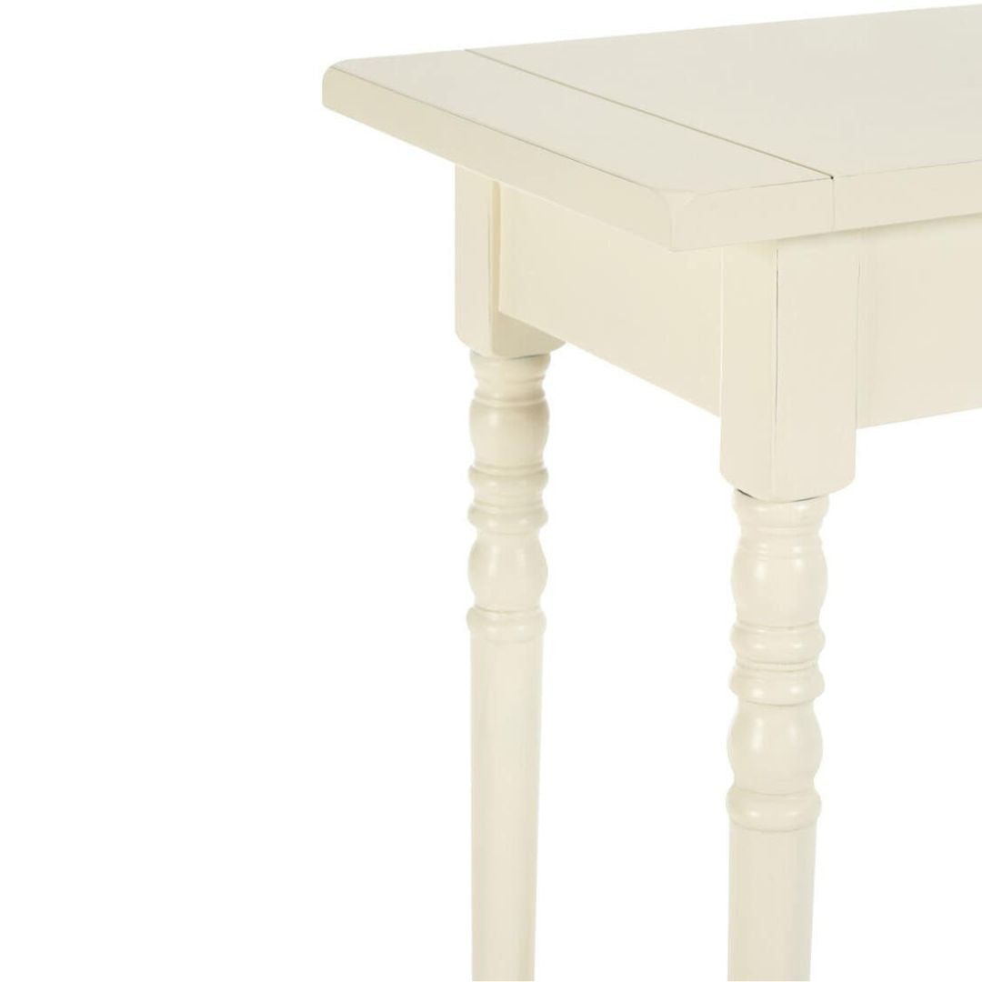 Loxley Ivory White 2 Drawers Console Table