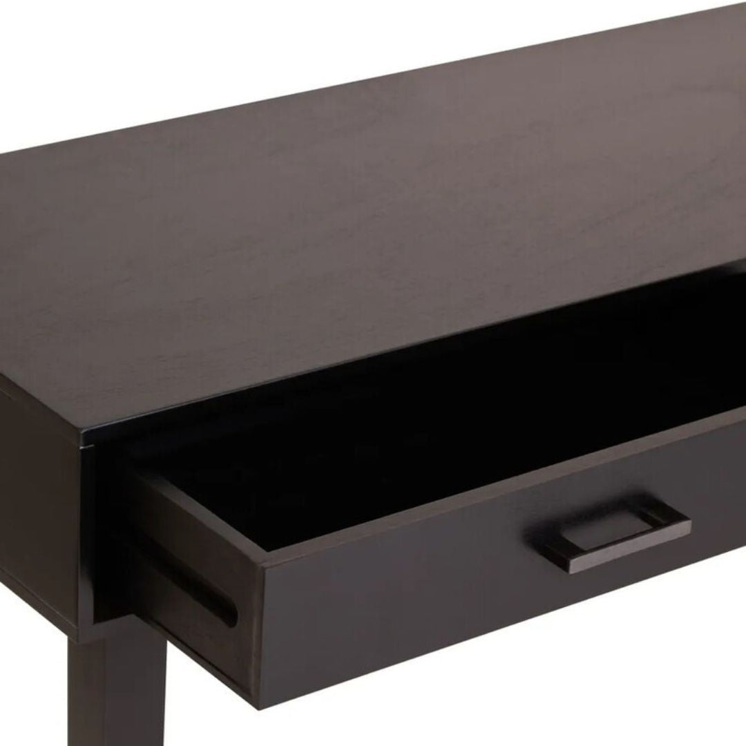 Loxley Black 2 Drawers Console Table