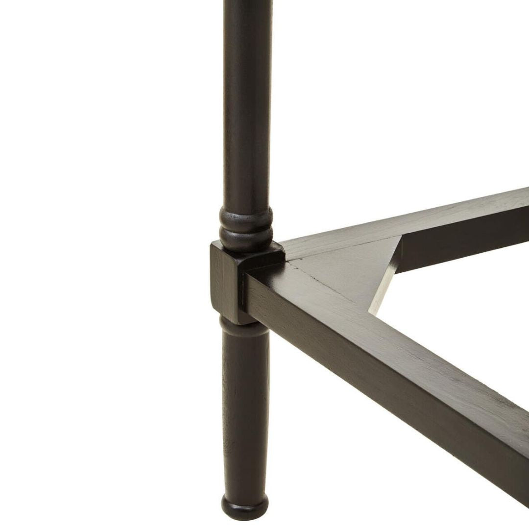 Loxley Black 2 Drawers Desk