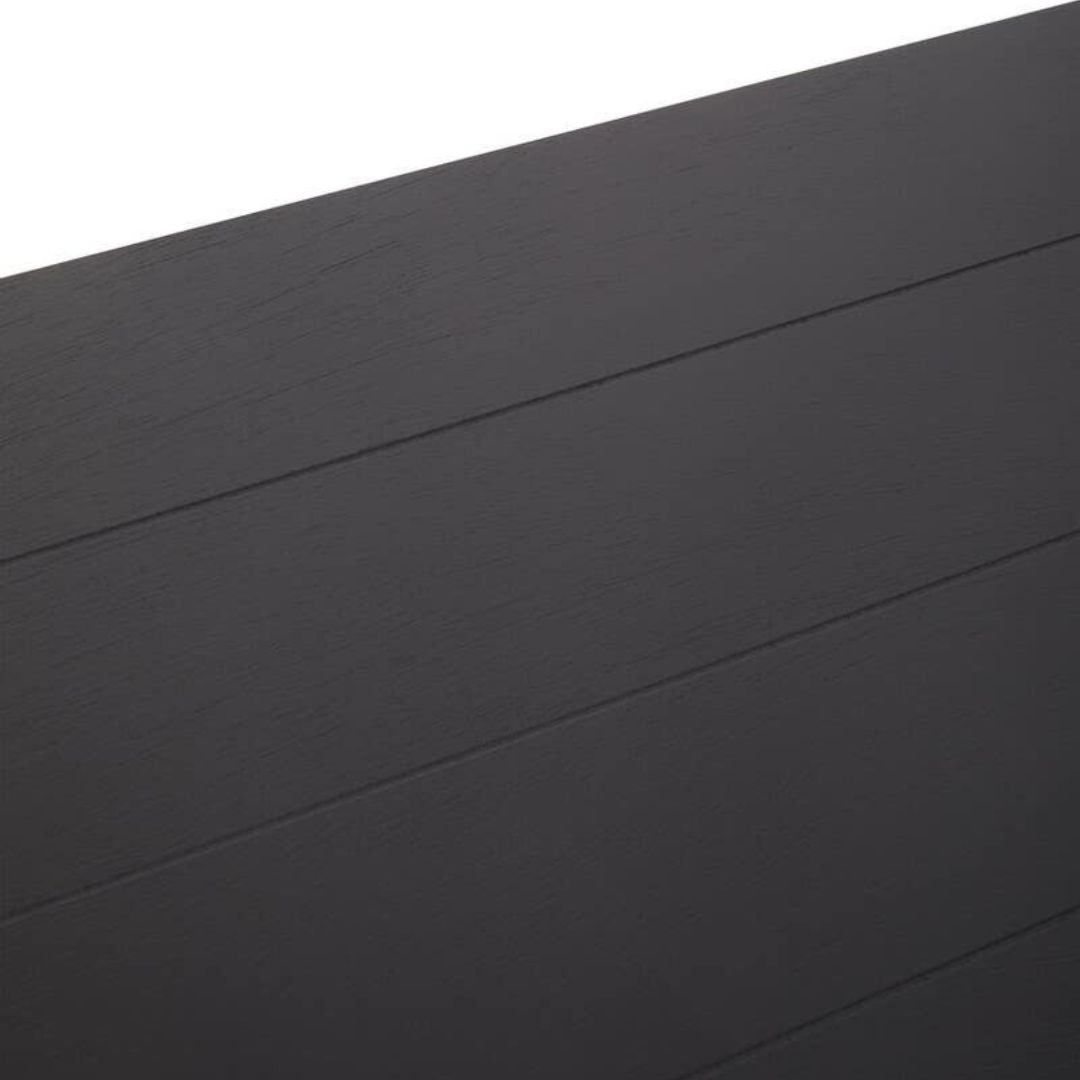 Loxley Black 2 Tier Bookcase with Cross Frame Detail