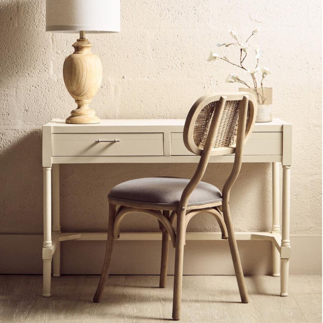 Loxley Ivory 2 Drawers Desk