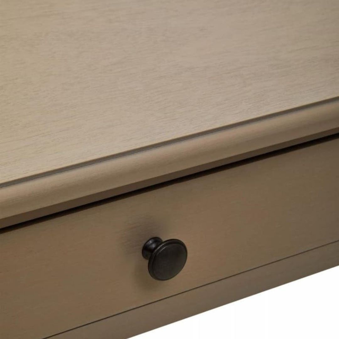 Loxley Vintage Grey 2 Drawers Desk with Bobble Legs