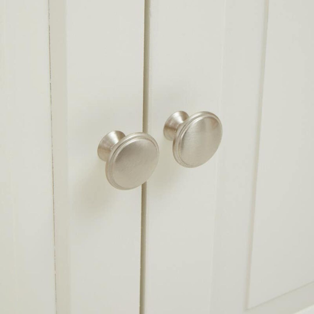 Loxley White 2 Doors 2 Drawers Sideboard with Natural Top
