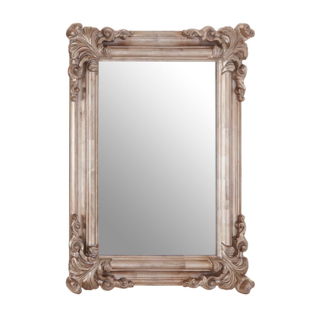 Montclair Antique Silver Grand Wall Mirror - INSIDE HOUSE