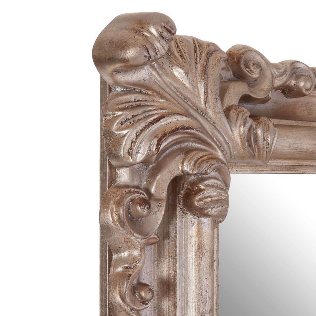 Montclair Antique Silver Grand Wall Mirror - INSIDE HOUSE