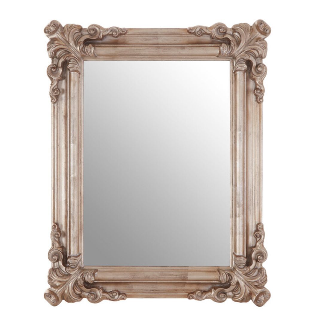 Montclair Antique Silver Grand Wall Mirror - INSIDE HOUSE