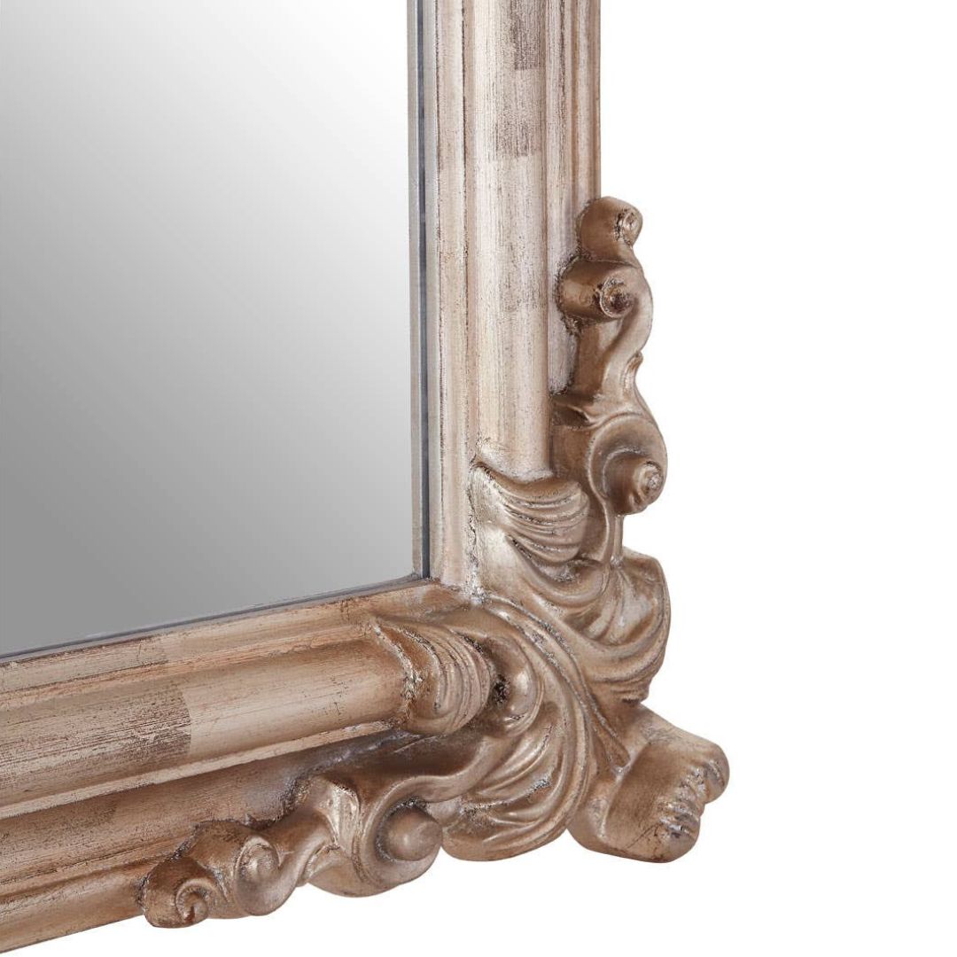 Montclair Antique Silver Grand Wall Mirror - INSIDE HOUSE