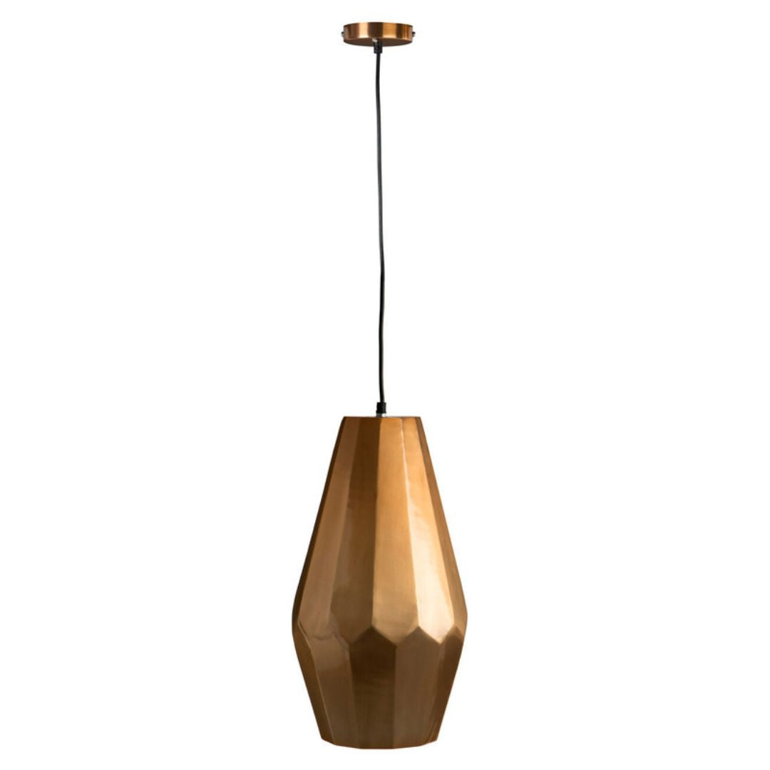 Nordelle Copper Folded Aluminium Pendant – Large - INSIDE HOUSE