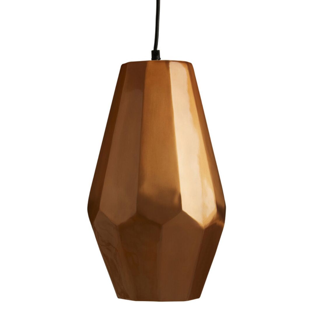 Nordelle Copper Folded Aluminium Pendant – Large - INSIDE HOUSE
