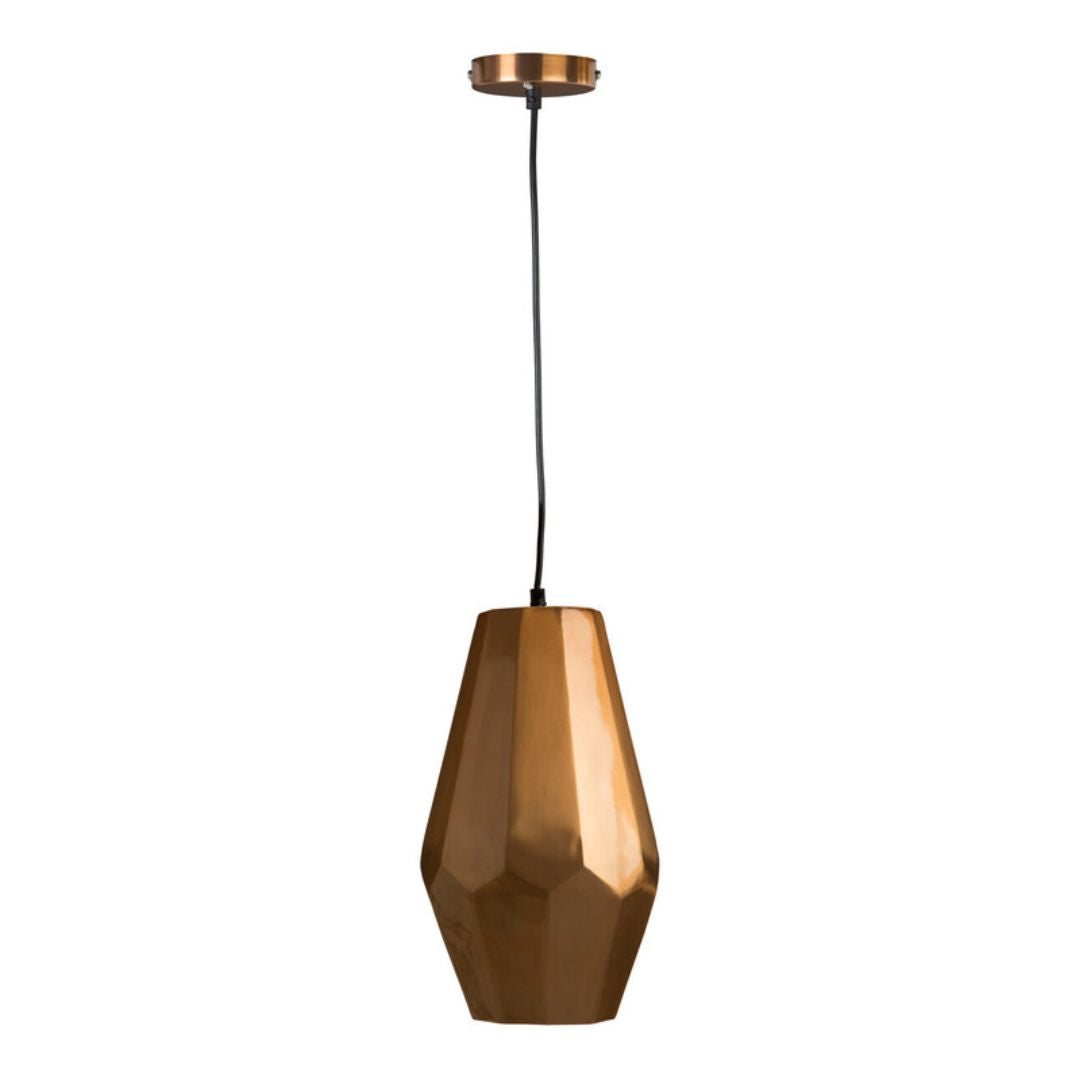 Nordelle Copper Folded Aluminium Pendant – Small - INSIDE HOUSE
