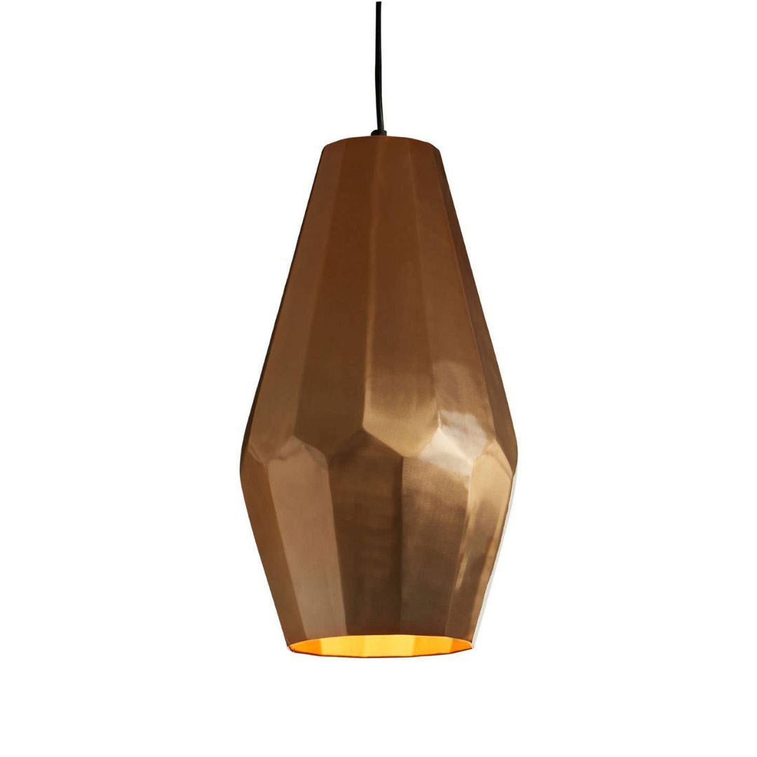 Nordelle Copper Folded Aluminium Pendant – Small - INSIDE HOUSE