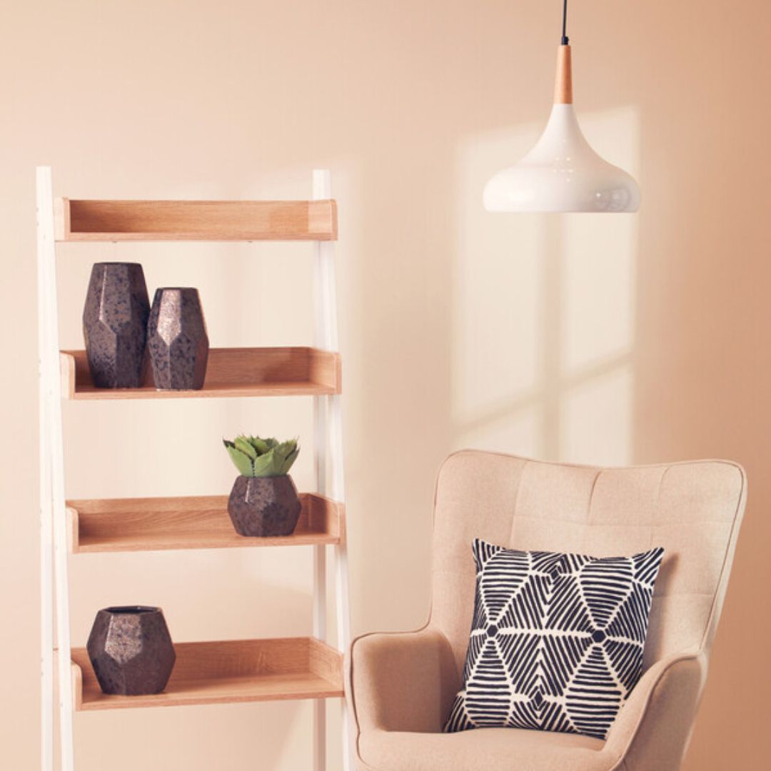 Nordelle White Drop Steel Pendant - INSIDE HOUSE