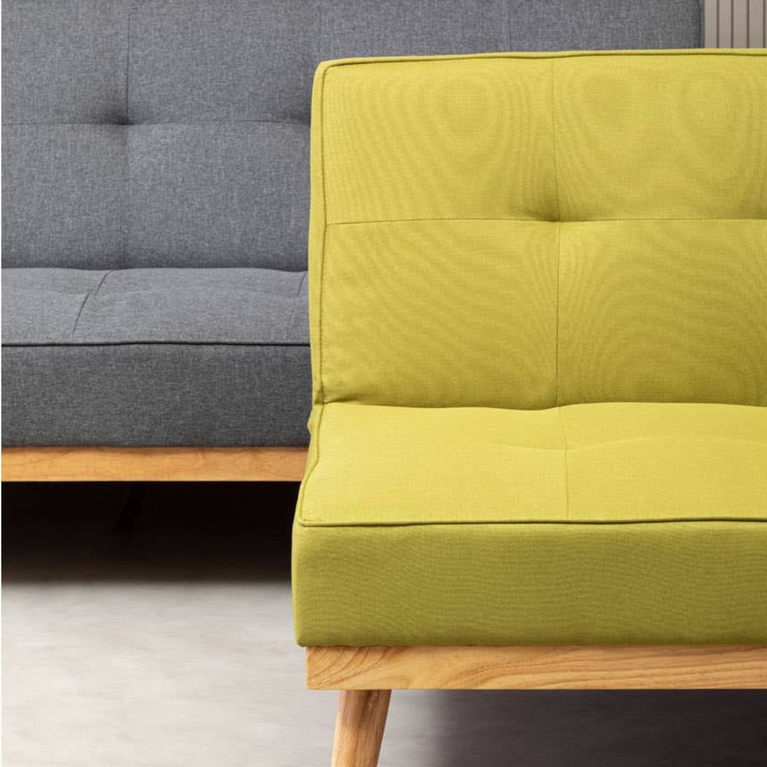 Nordgren Sleeper 3 Seat Green Sofa Bed - INSIDE HOUSE