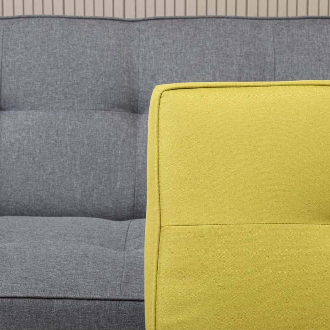 Nordgren Sleeper 3 Seat Green Sofa Bed - INSIDE HOUSE