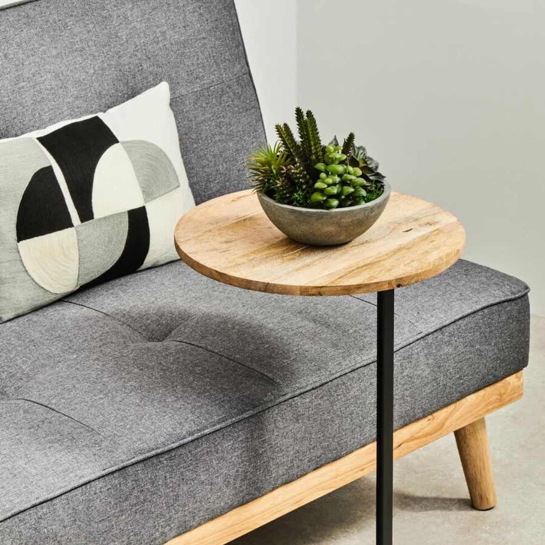 Nordgren Sleeper 3-Seat Grey Sofa Bed - INSIDE HOUSE