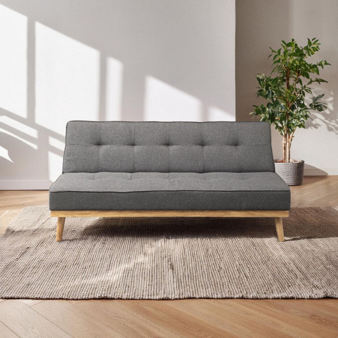 Nordgren Sleeper 3-Seat Grey Sofa Bed - INSIDE HOUSE