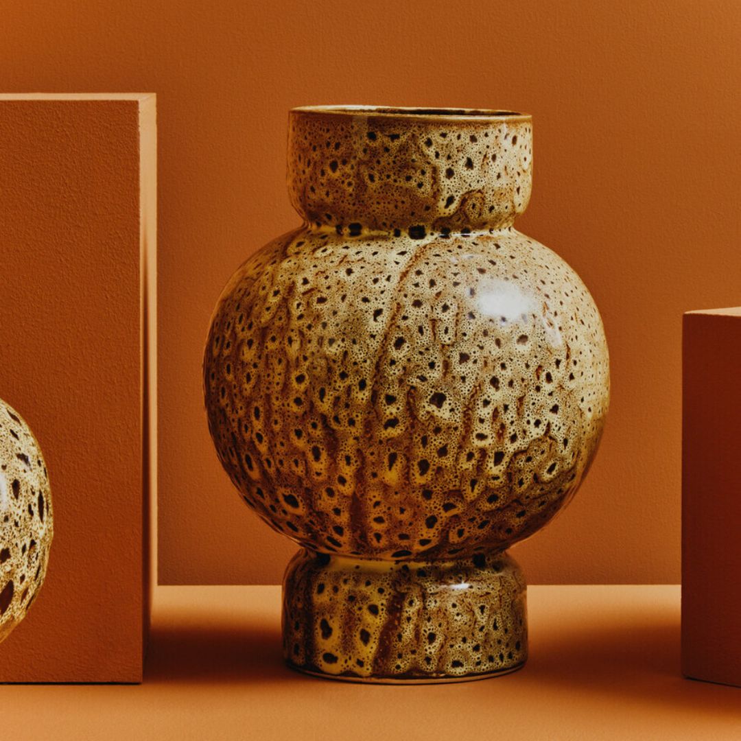 Orinoco Sculptural Ceramic Vase - Large