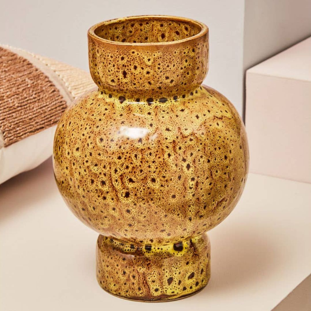 Orinoco Sculptural Ceramic Vase - Small