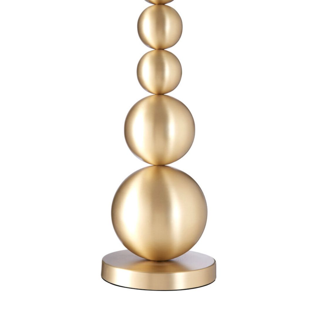Orson Brushed Brass Orb Table Lamp - INSIDE HOUSE