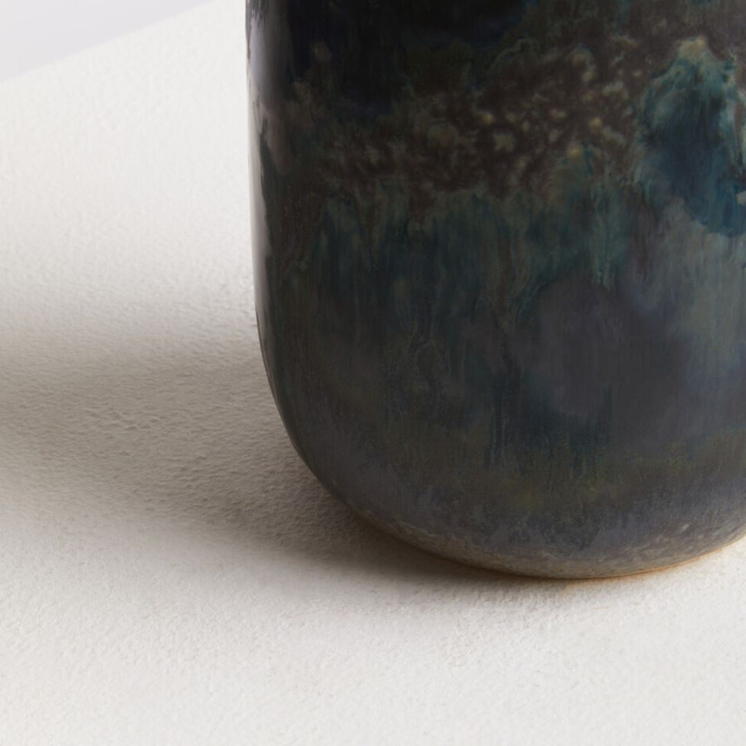 Orvello Abstract Glaze Ceramic Vase - Medium
