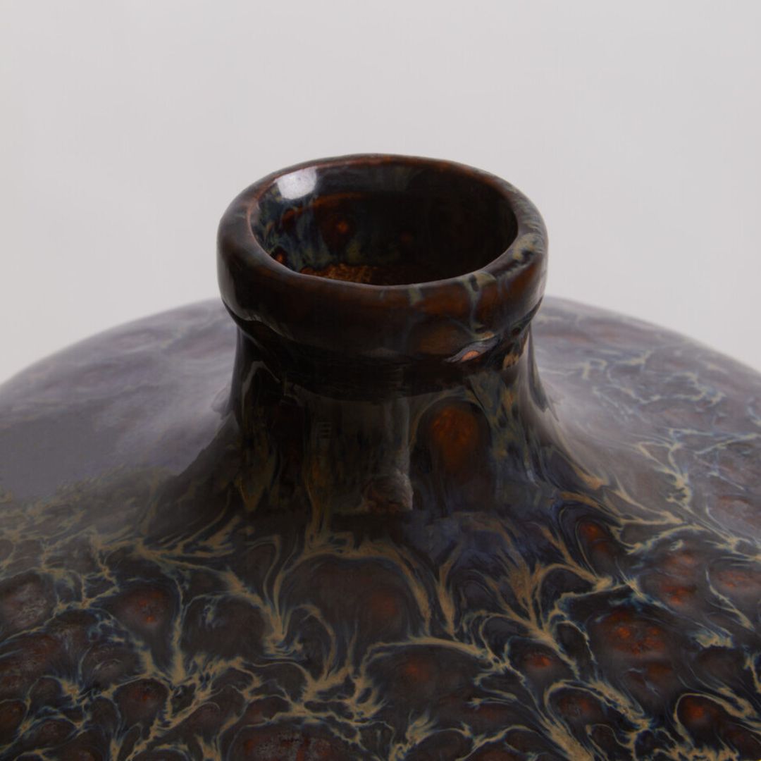 Orvello Deep Glaze Ceramic Bottle Vase