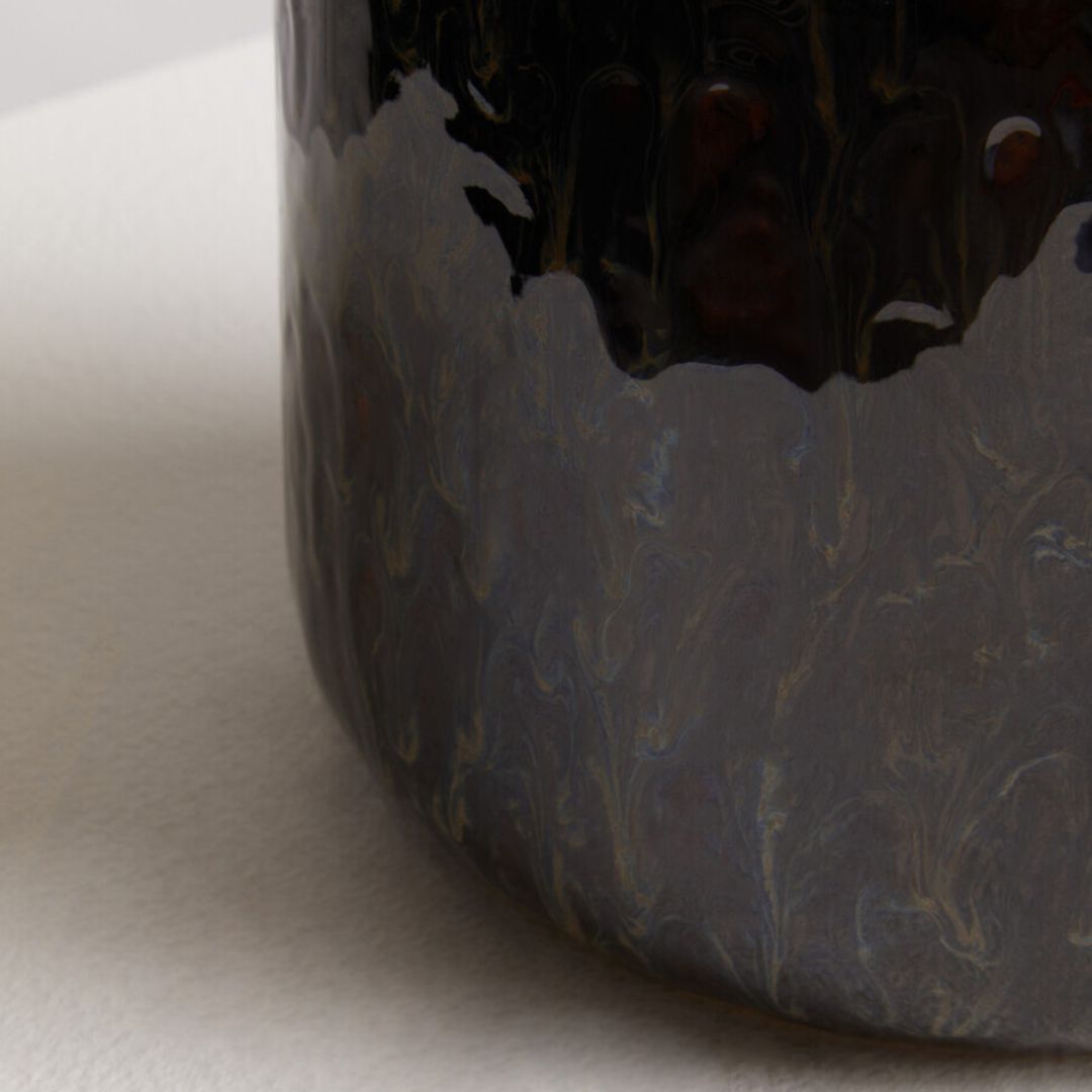 Orvello Deep Glaze Ceramic Bottle Vase