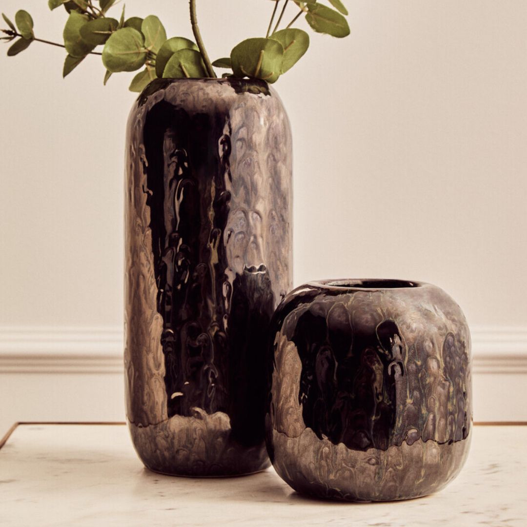 Orvello Deep Glaze Ceramic Vase - Small