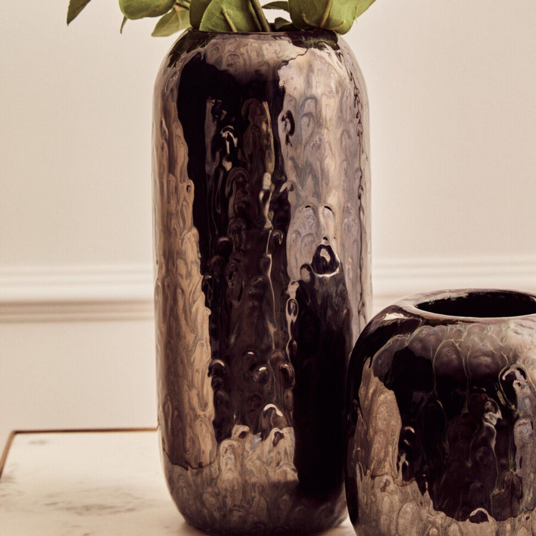 Orvello Deep Glaze Ceramic Vase - Small