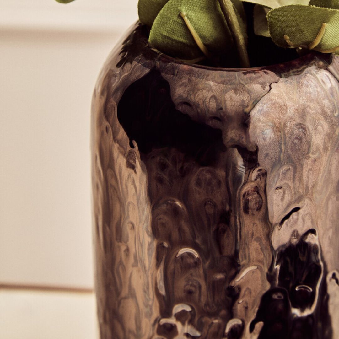 Orvello Deep Glaze Ceramic Vase - Small