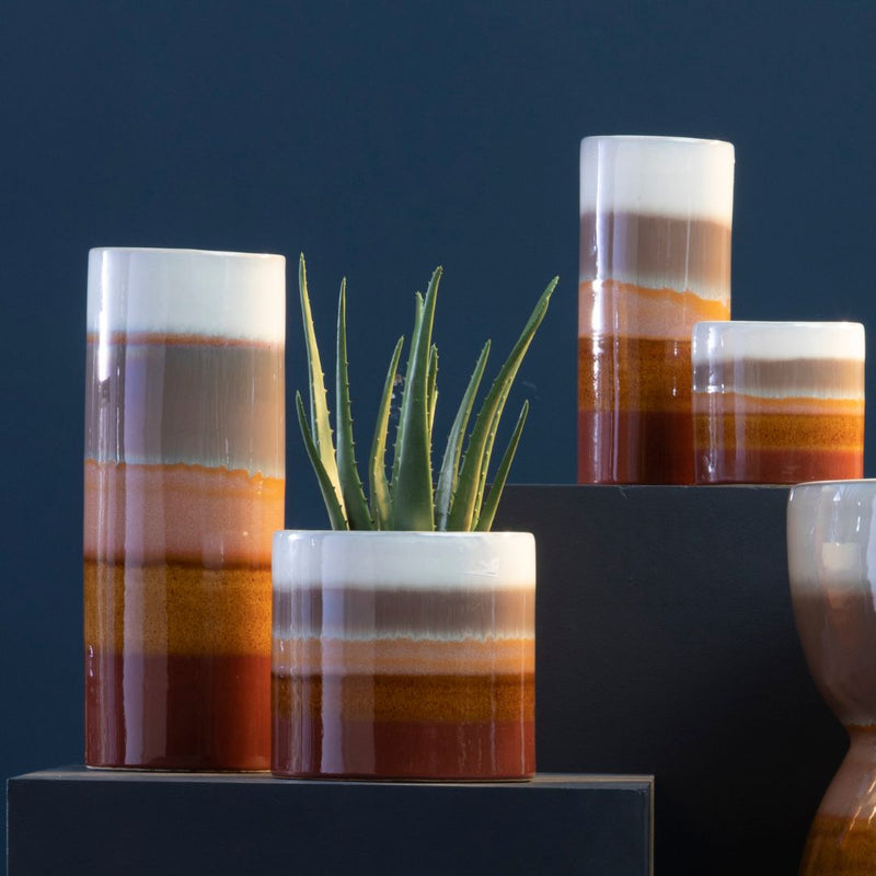 Merral Large Multi Colour Ceramic Vase