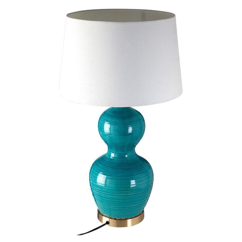 Indigo Ceramic Table Lamp