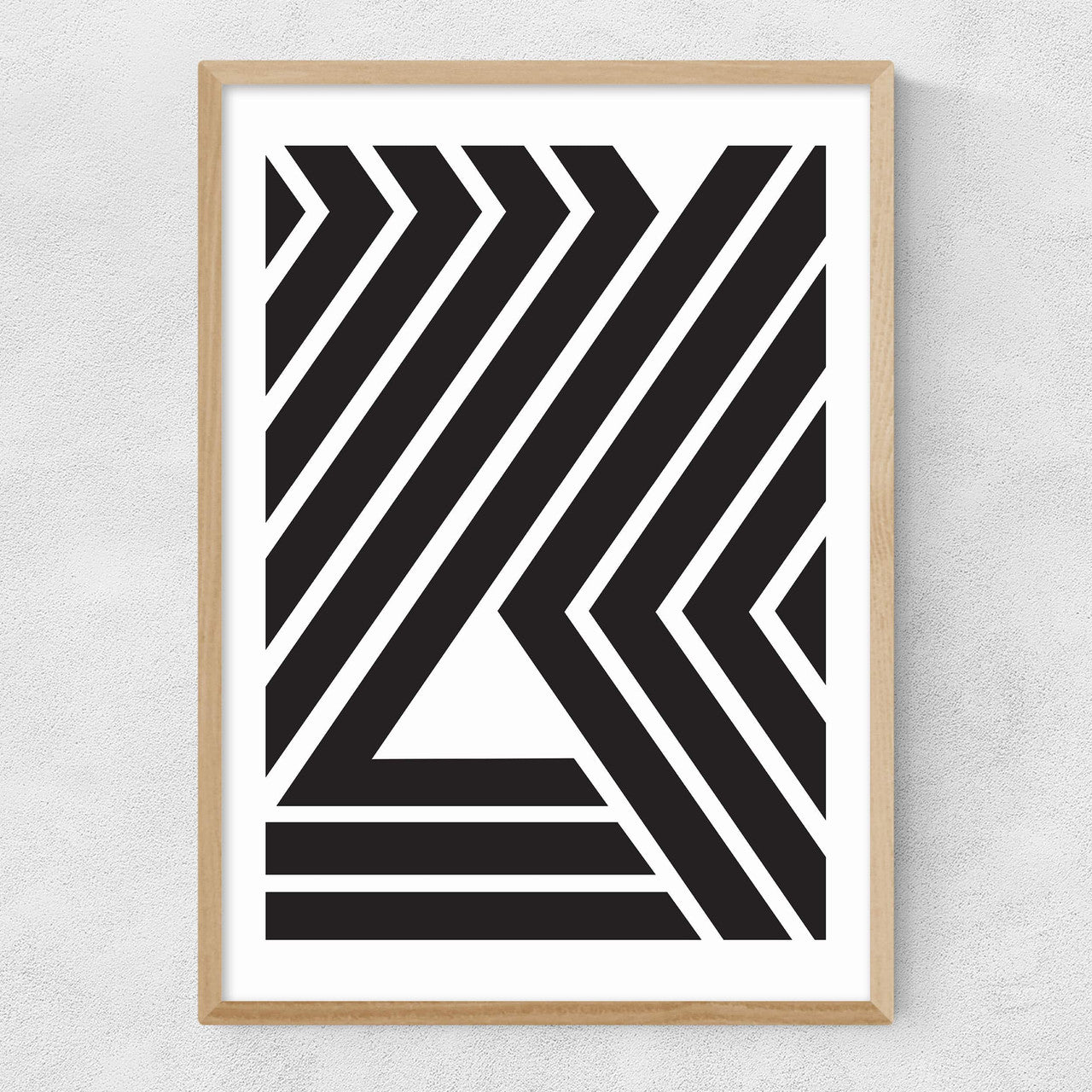 Geometric Black Strips - INSIDE HOUSE