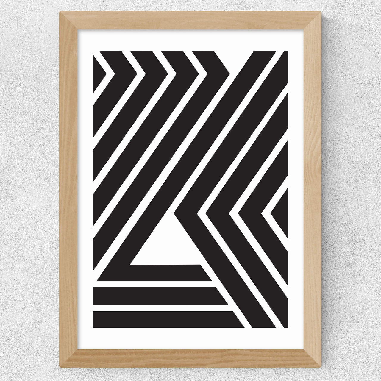 Geometric Black Strips - INSIDE HOUSE